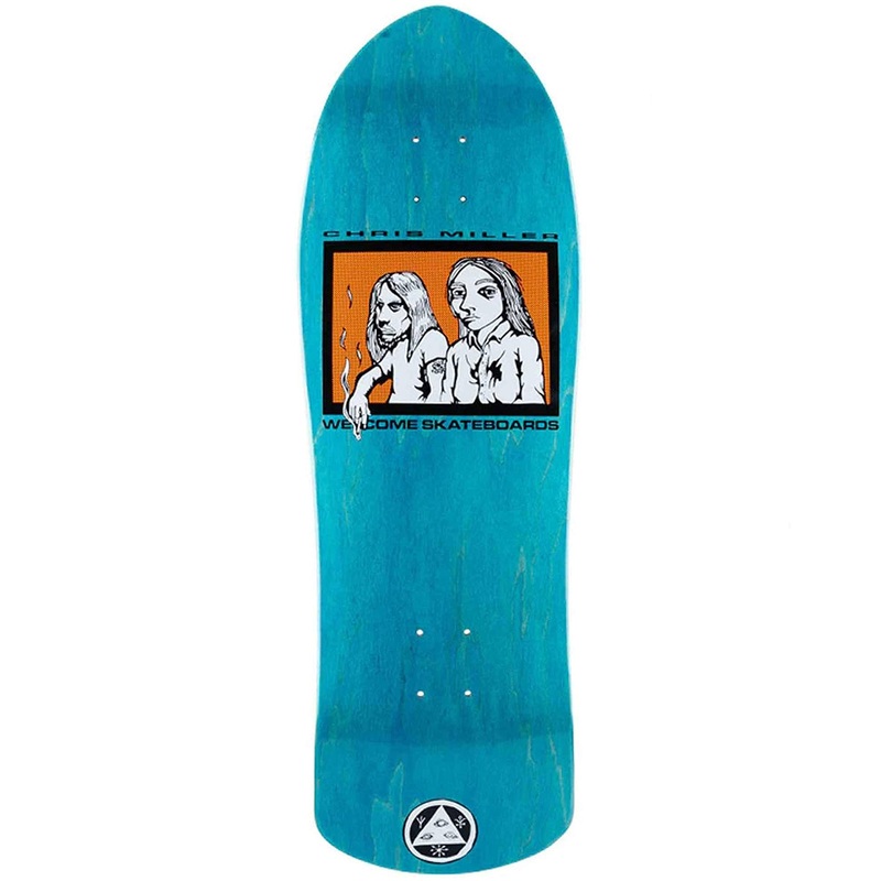 Welcome - Chris Miller Couple on Crossone 10.0 Skateboard Deck