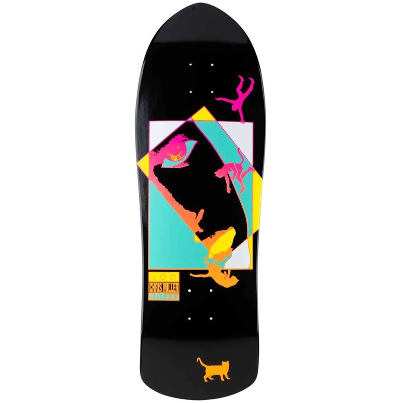Welcome - Chris Miller Faces on Crossone 10.0 Skateboard Deck