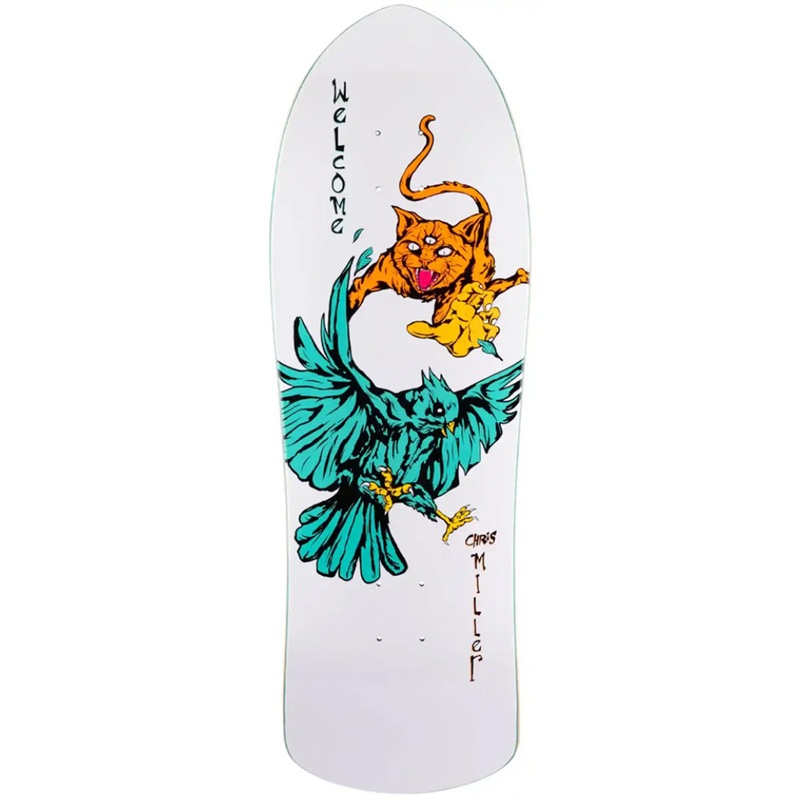 Welcome - Chris Miller Prequel on Crossone 10.0 Skateboard Deck