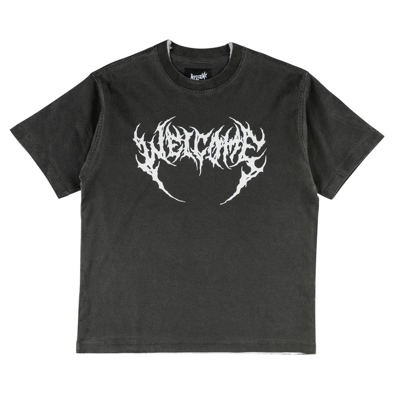 Welcome - Mask Overprint Knit Black/White