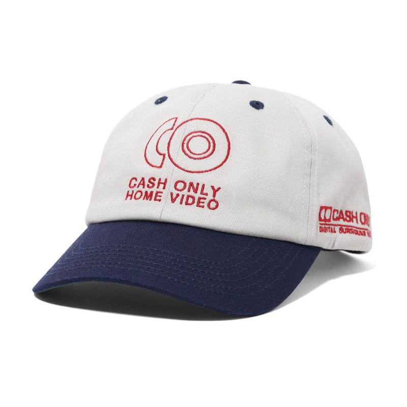 Cash Only - Home Video 6 Panel Cap Light Grey