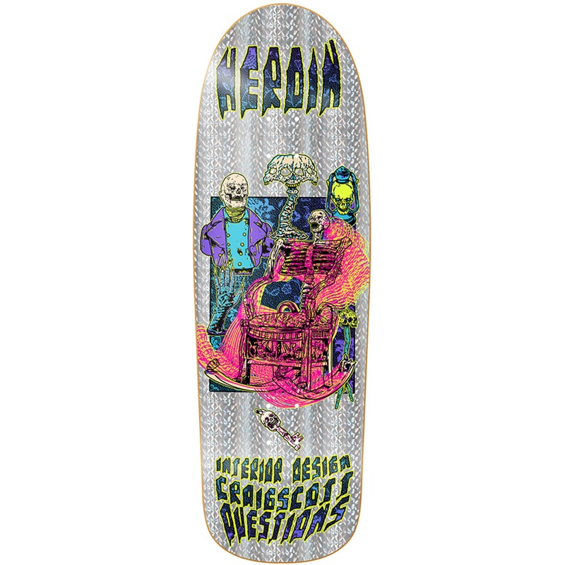 Heroin - Craig Questions Hellscape 10.0 Skateboard Deck