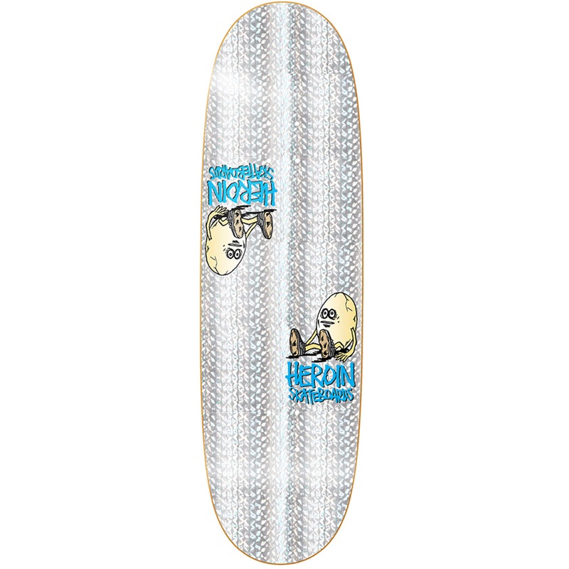Heroin - Symmetrical Holo Egg 9.25 Skateboard Deck