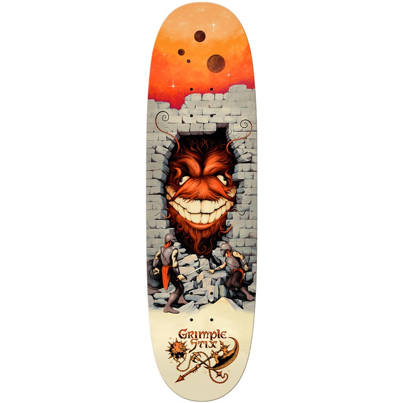 Anti Hero - Grimplestix Barbarians 8.75 Skateboard Deck