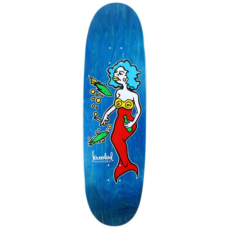 Krooked - Gonz Mermaid Re-Colour 9.1 Skateboard Deck